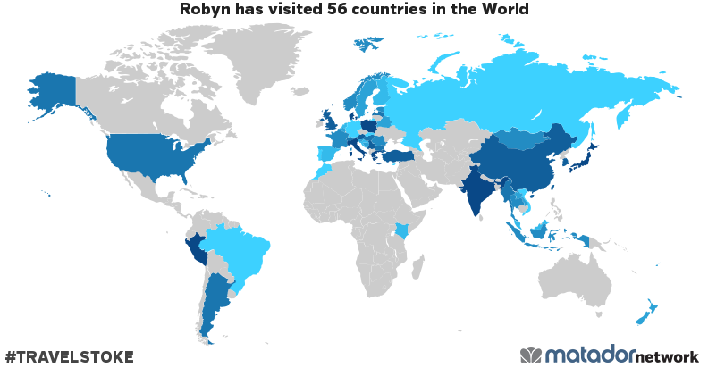 Robyn's Travel Map - Matador Network