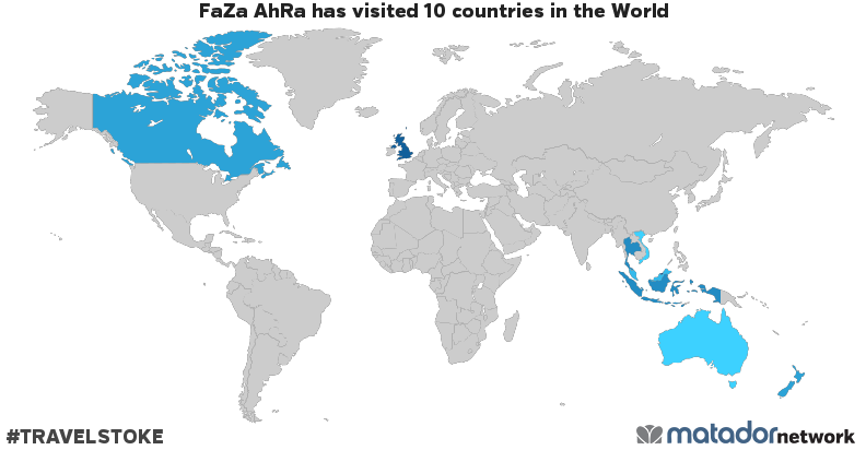 FaZa AhRa’s Travel Map