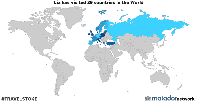 Liz’s Travel Map