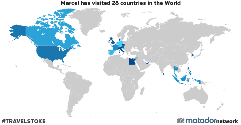 Marcel’s Travel Map
