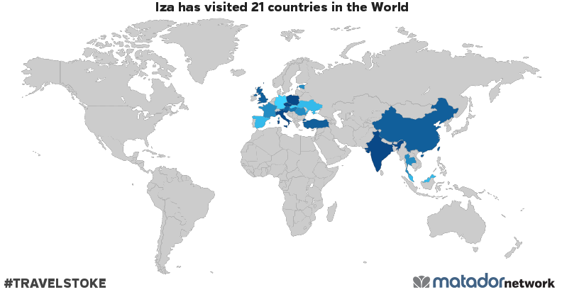Iza’s Travel Map