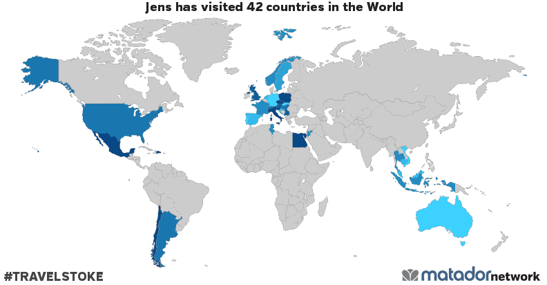 Jens’s Travel Map
