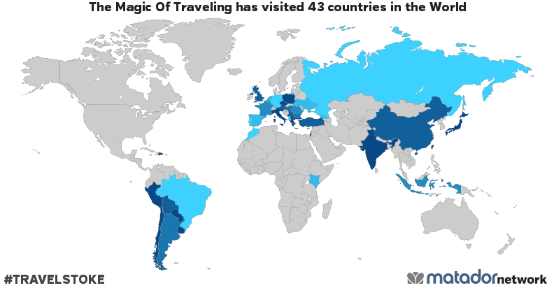 The Magic Of Traveling’s Travel Map