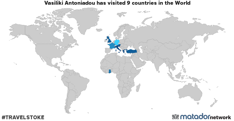 Vasiliki Antoniadou’s Travel Map