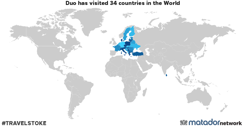 Duo’s Travel Map