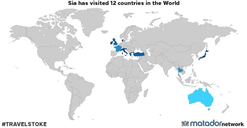 Sia & Nek's Travel Map