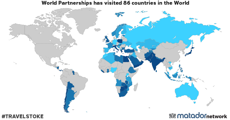 World Partnerships’s Travel Map