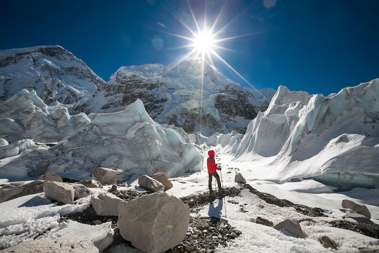 Everest härteste Berg zu besteigen