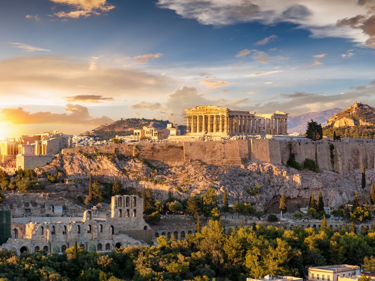 Athens Greece Acropolis Parthenon Cityscape Destinations 1200x900 