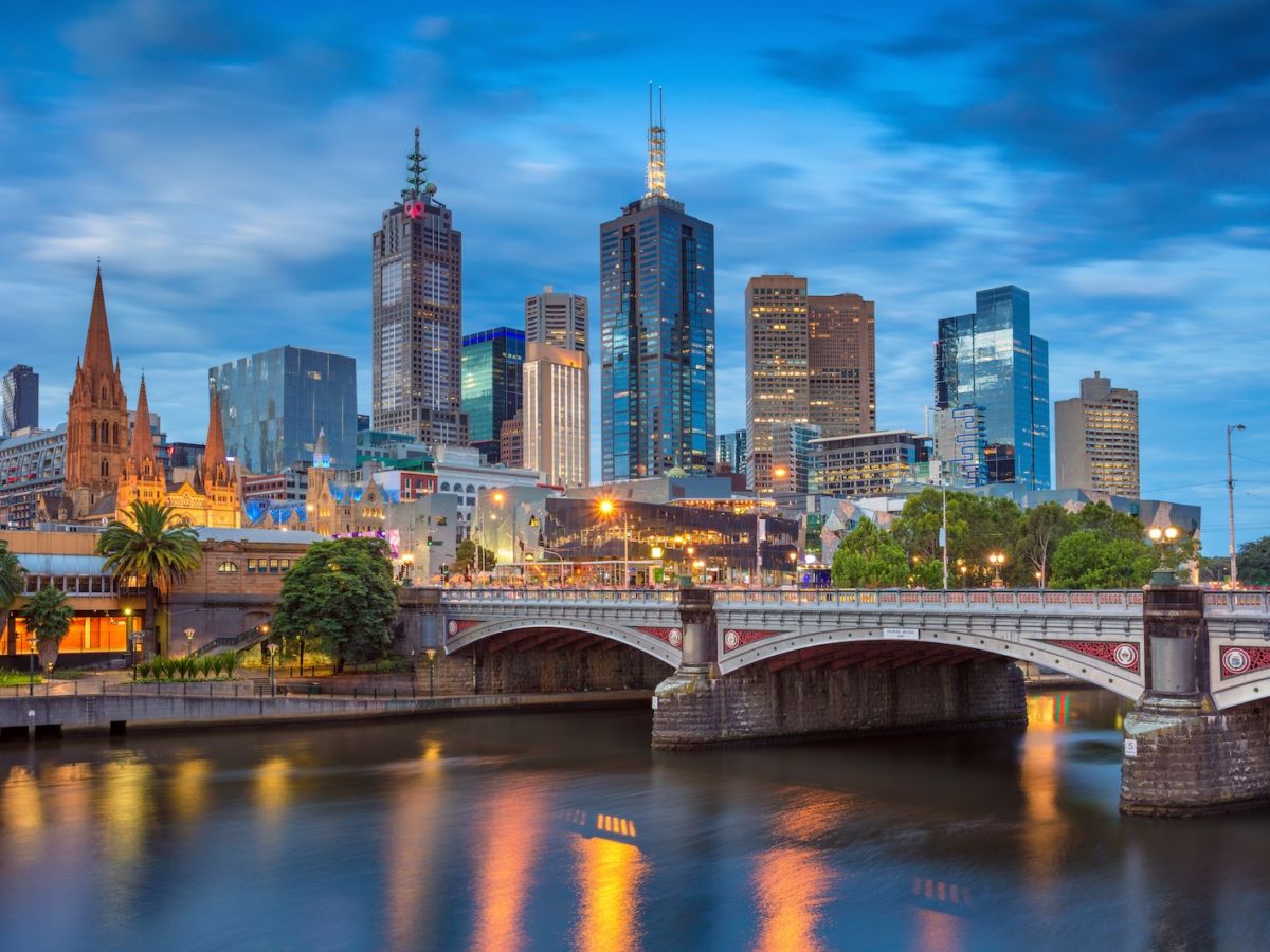 Melbourne Australia cityscape destination