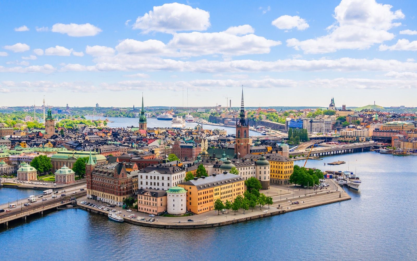 Stockholm Sweden cityscape panorama destinations
