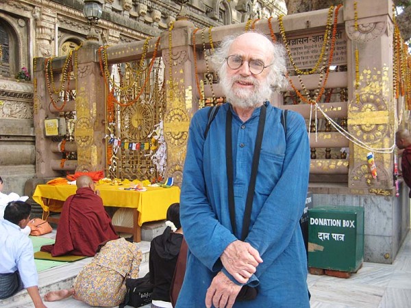 Author at the Bodhi tree