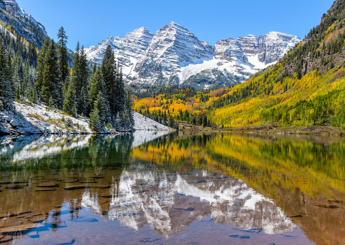Colorado landscape with hemp fields