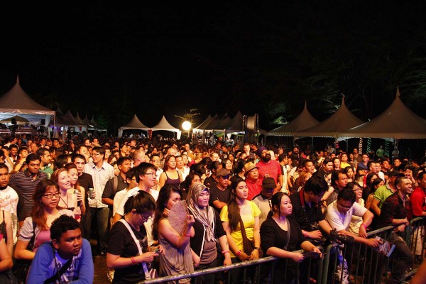 Crowd at Borneo Jazz