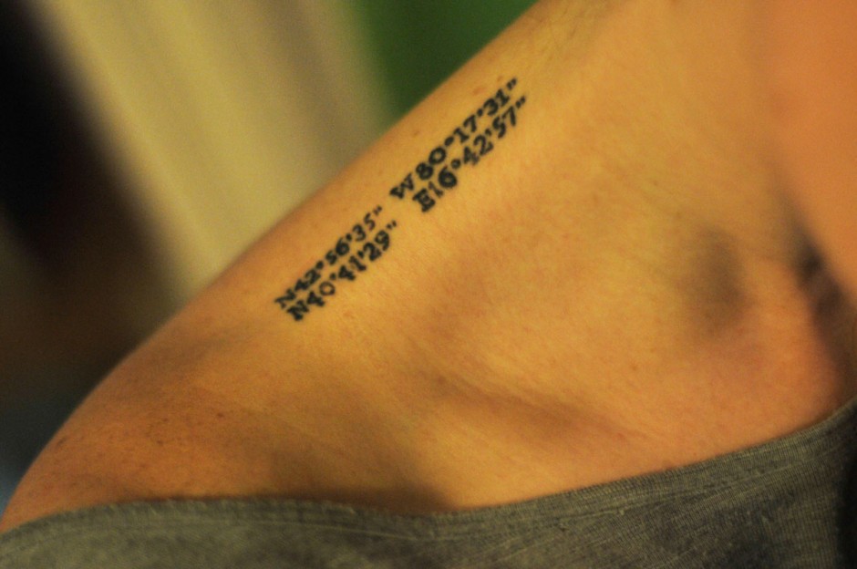 new tatoo | Sleeve tattoos, Map tattoos, Tricep tattoos