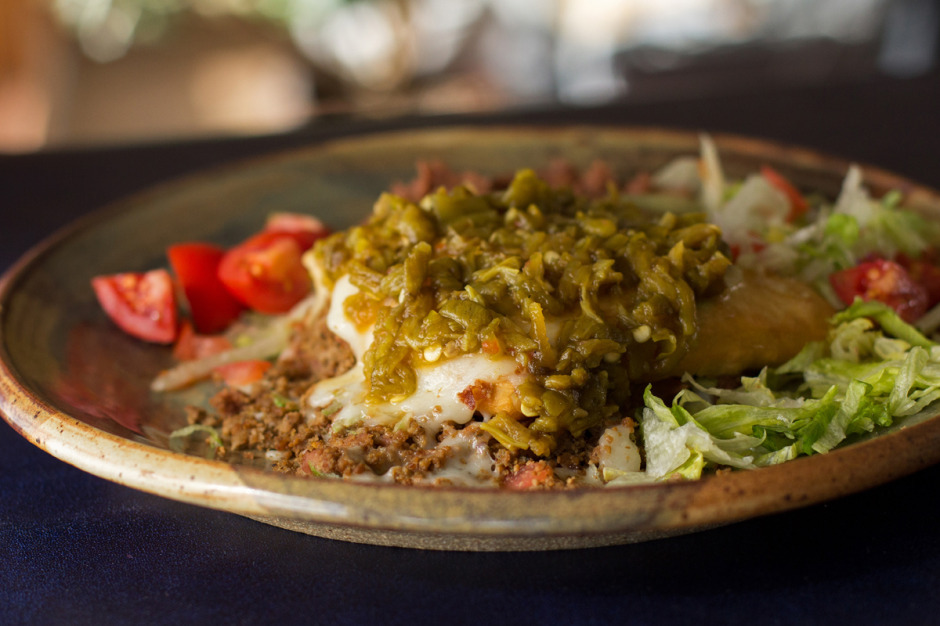 New Mexico stuffed sopapilla