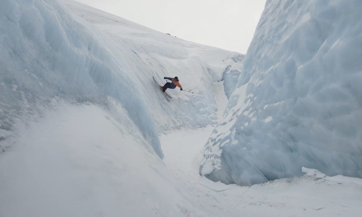 Skiing Down a Glacier Is Just as Badass as It Sounds