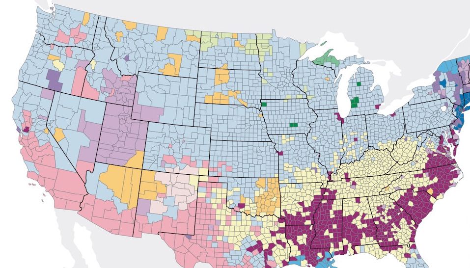 Mapped: the US Population’s Ancestry.