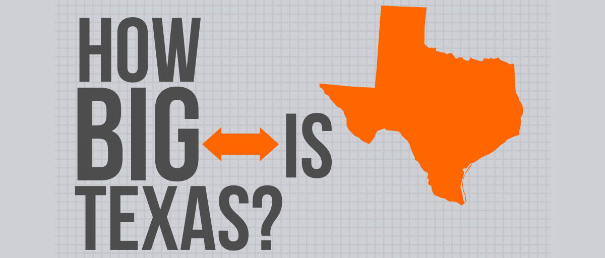 How Big Is Texas? [INFOGRAPHIC]