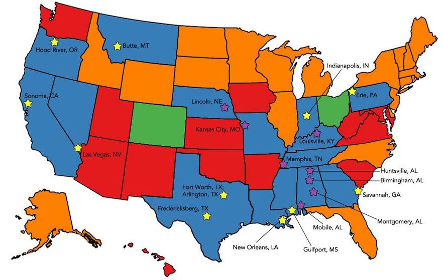 Drinking In Public In The US Where It Is Allowed Where It Is Banned