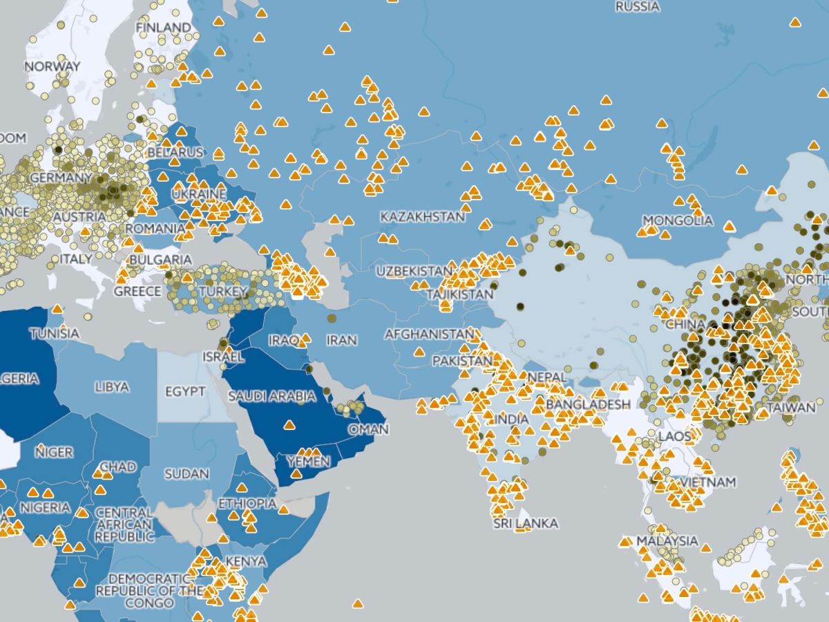 Map how. Air pollution in South Korea Map.