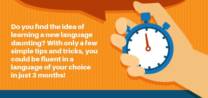 The Ultimate Guide to Learning a Language in Record Time [INFOGRAPHIC]