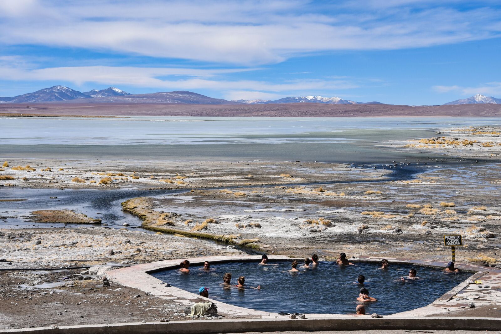 hot springs at bolivia hot spring