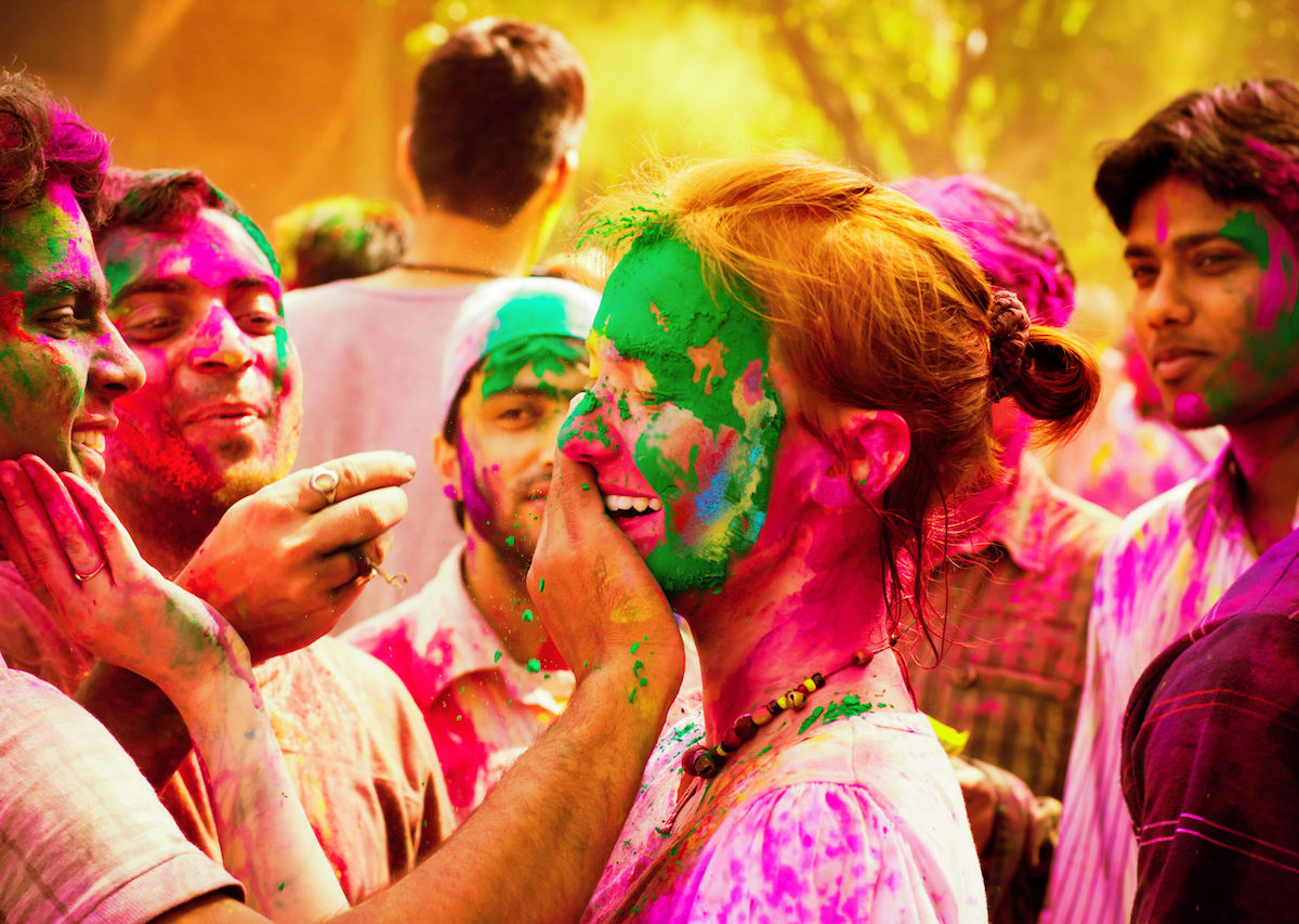 The most colorful festival on the Travel Trains