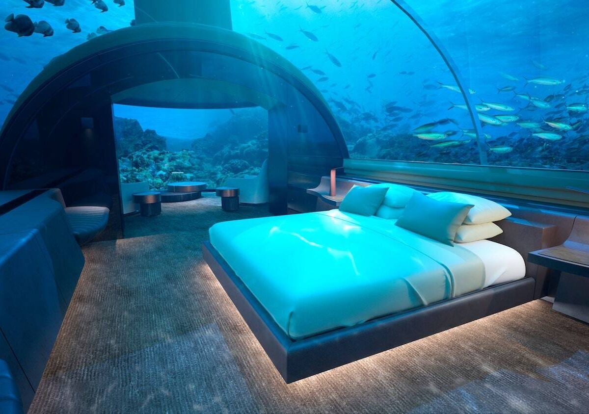 This underwater villa in the Maldives is the first of its kind