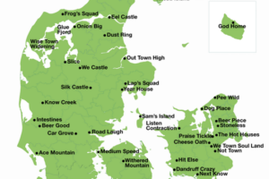 This Map Shows Hilarious Literal Translations Of Places In Denmark