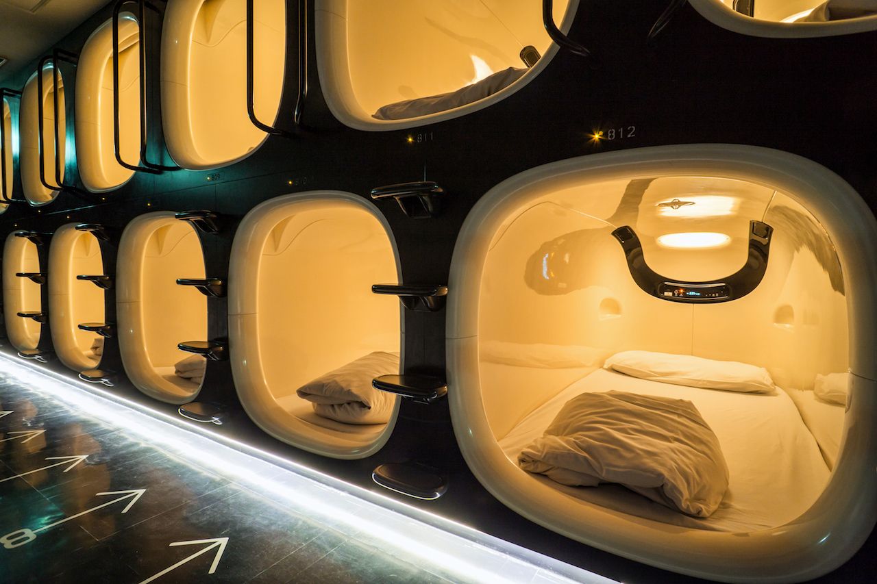 mexico city airport sleeping pods