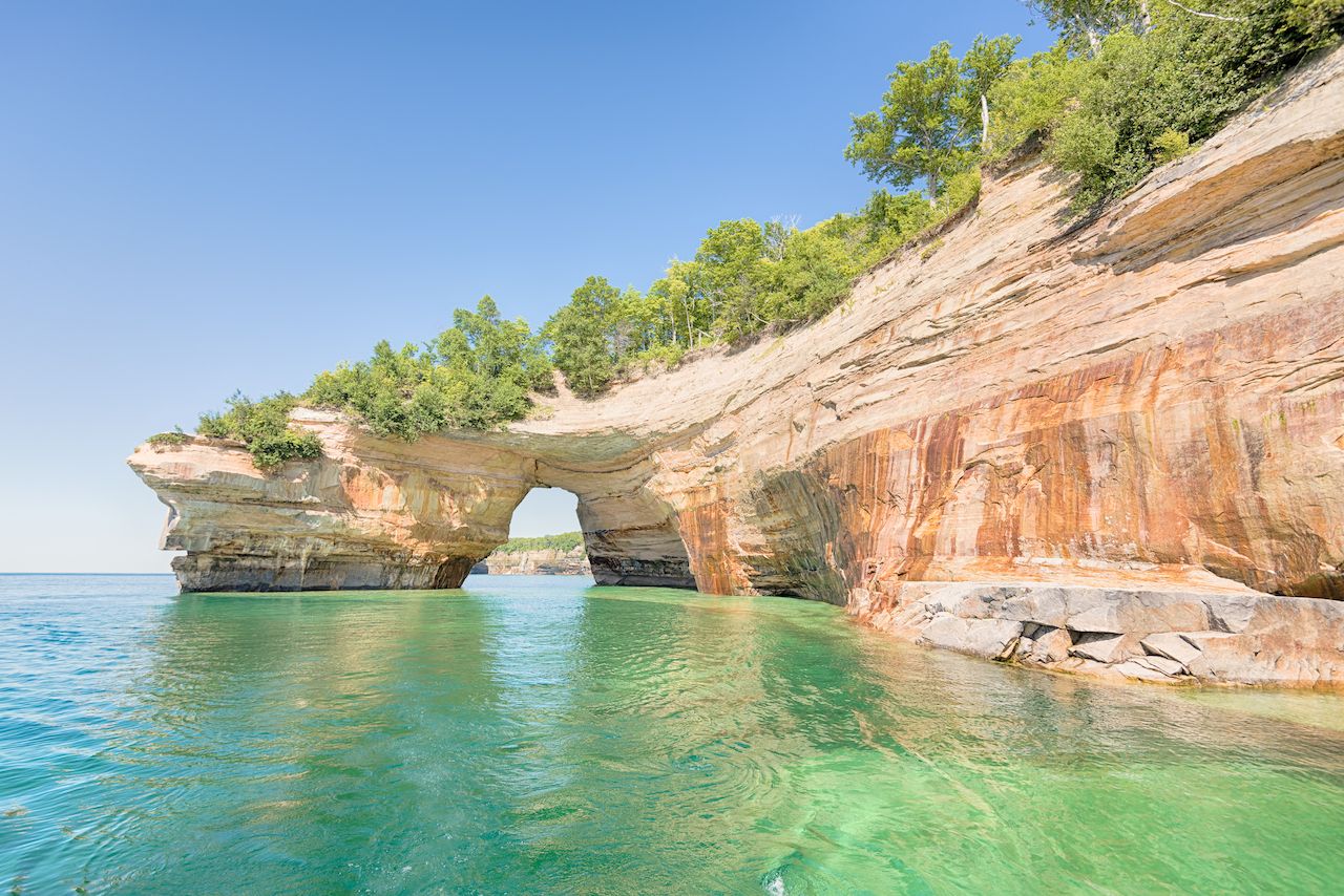 Lovers Leap in Pictured Rocks National Lakshore
