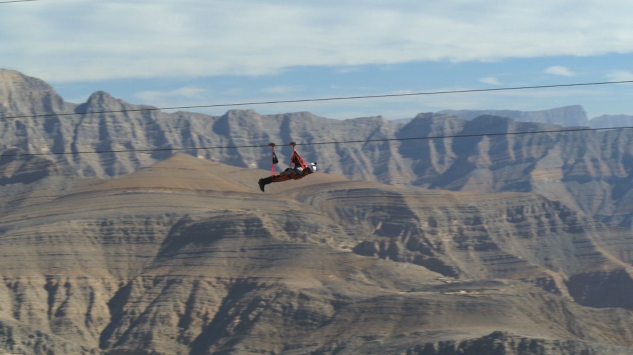 Ride the World’s Longest Zipline in Virtual Reality at Jebel Jais