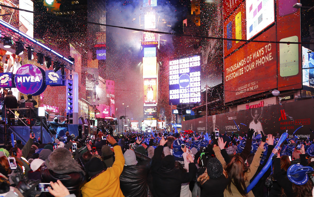 Top 5 most extreme conditions for New Year's Eve in NYC