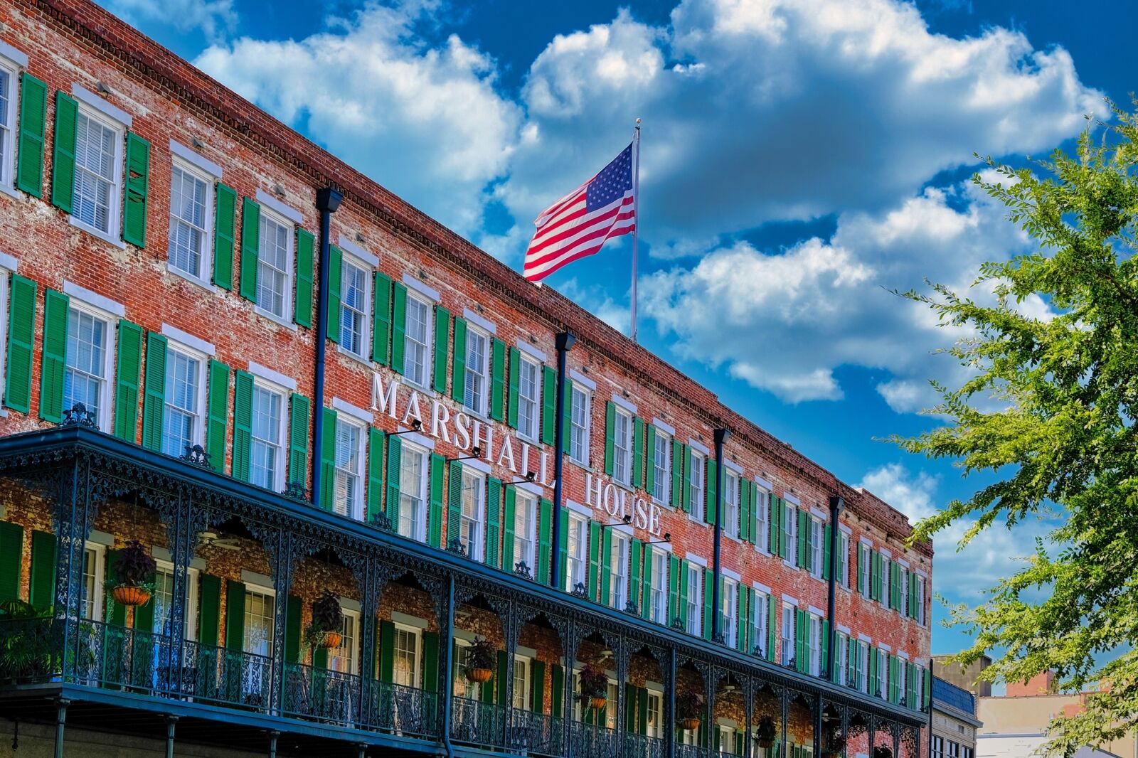 Marshall House is one of the six Historic Inns of Savannah which were built in the mid 1800s