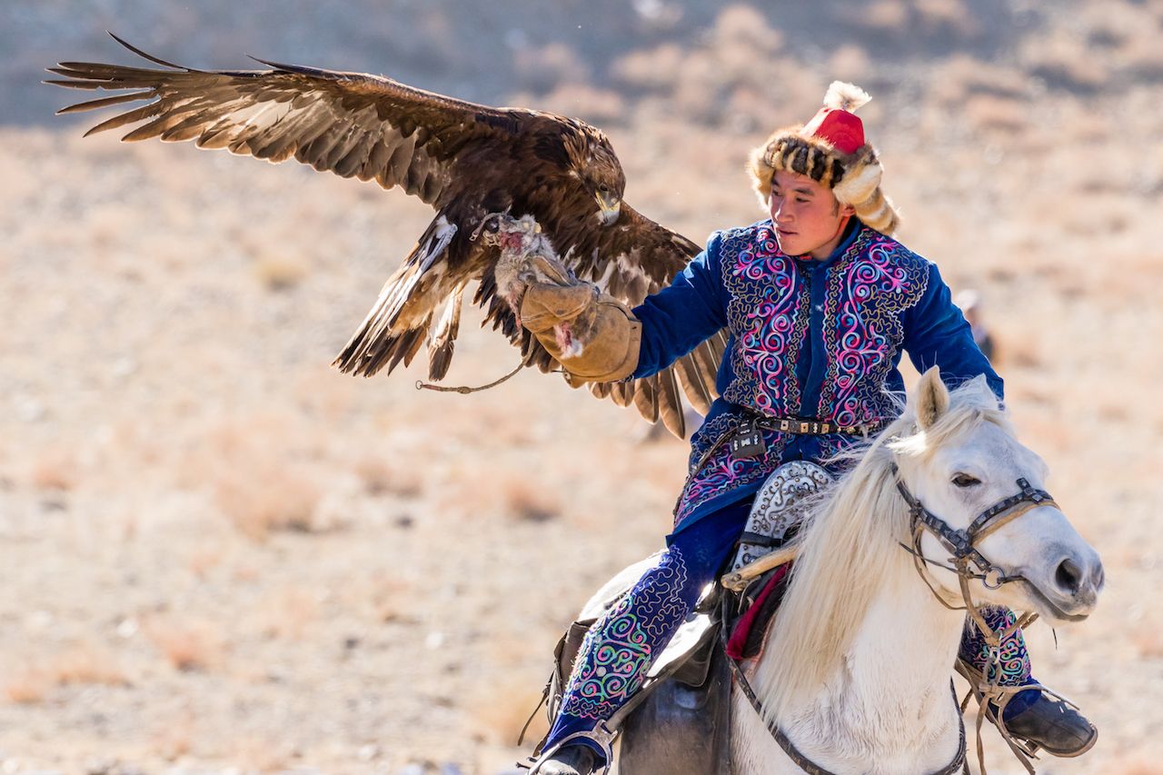 Images of the Golden Eagle Festival in Mongolia