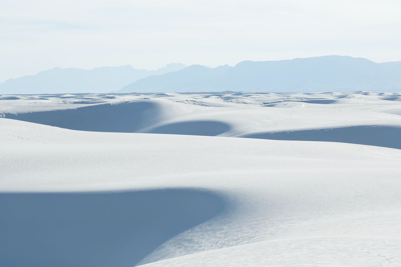 White Sands National Park in winter