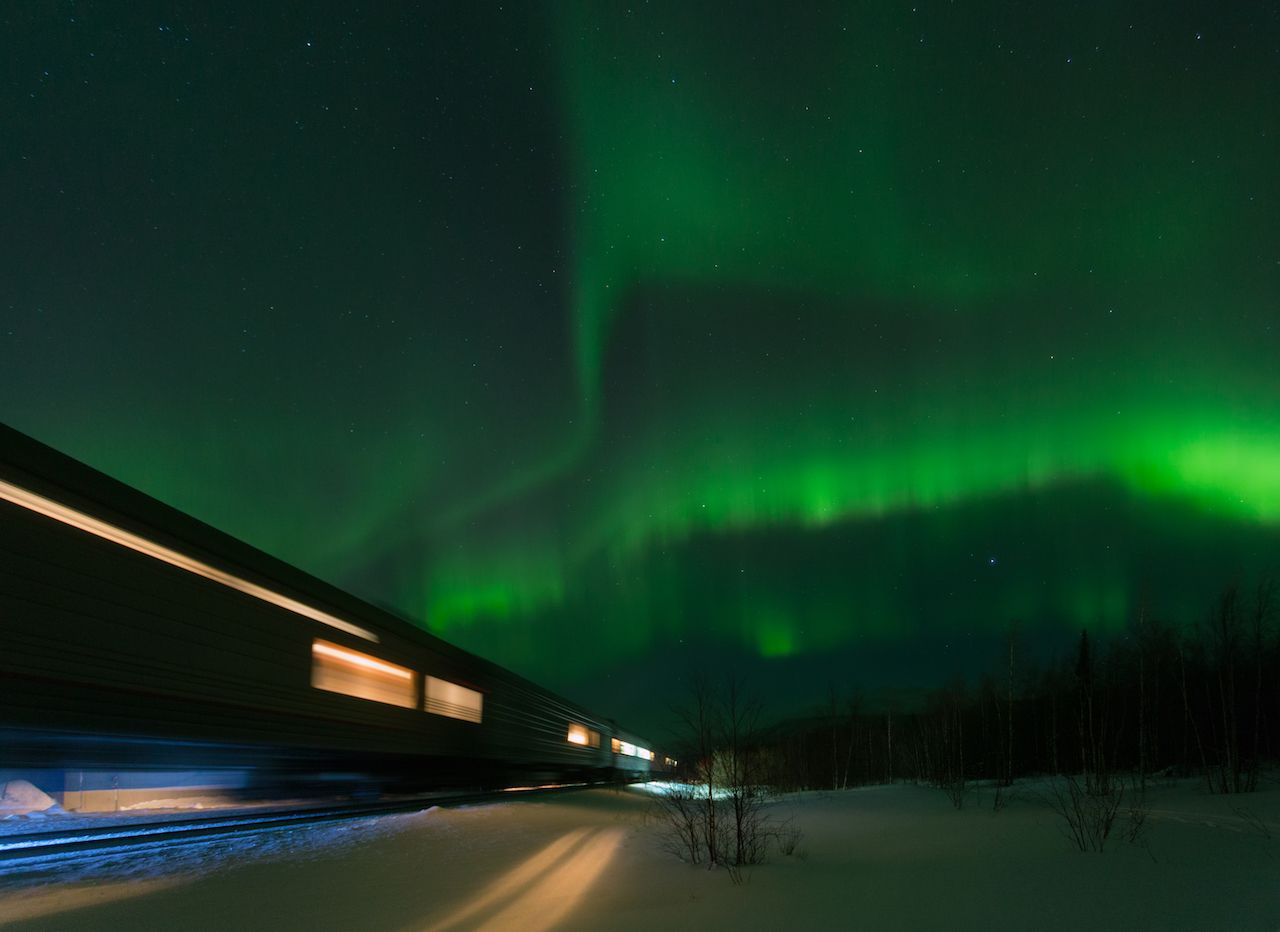 Alaskan Northern Lights Train Journey Is the Perfect Christmas Adventure