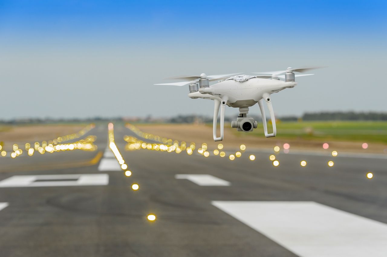 Drones Halt Traffic at Newark Airport