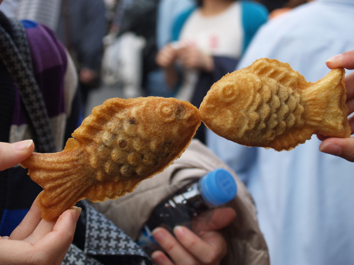 Korean Street Food: Fish Shaped Pumpkin Spice Bread or Bungeobbang