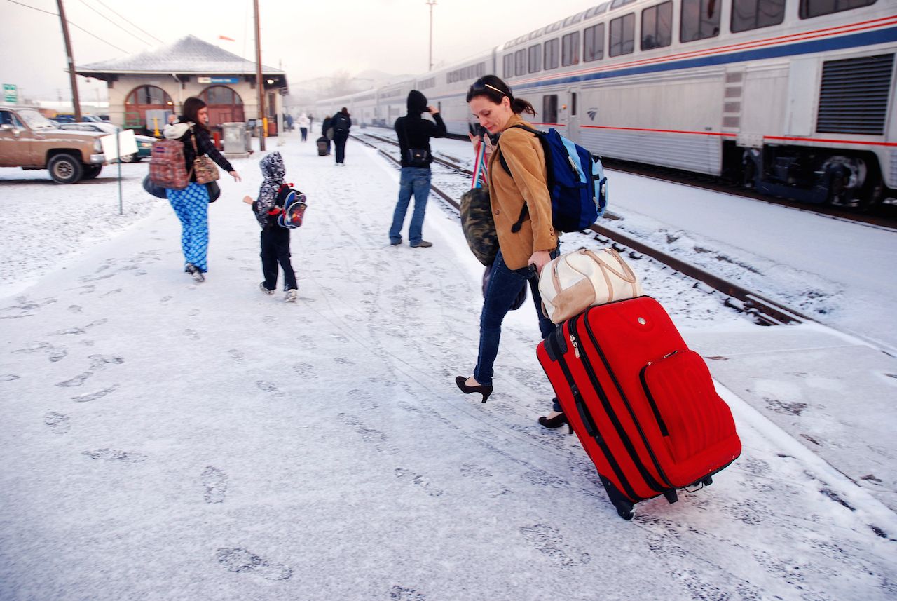 Stuck Amtrak In Oregon Train Finally Returns To Eugene, Oregon