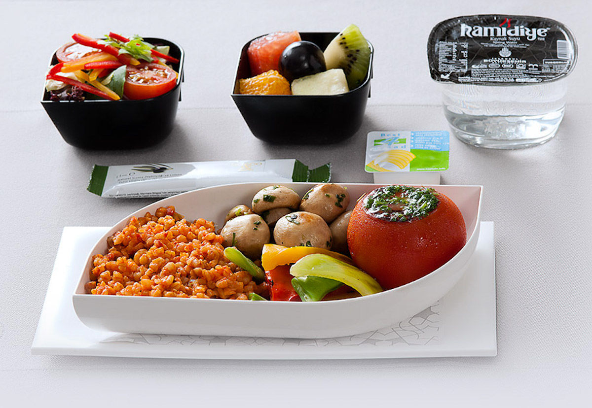 Swiss Airlines Asian Vegetarian Meal