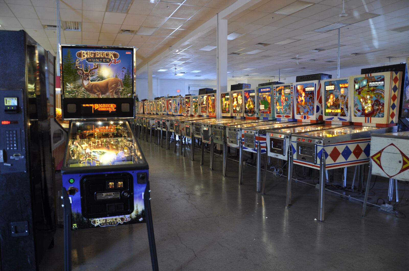 Photo of the Pinball Hall of Fame, one of the best museums in Las Vegas.