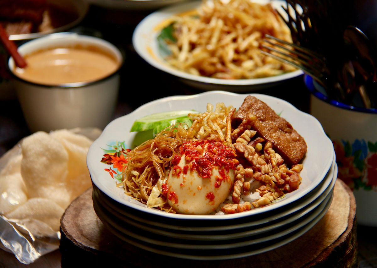 Traditional Indonesian Food And Betawi Cuisine From Jakarta