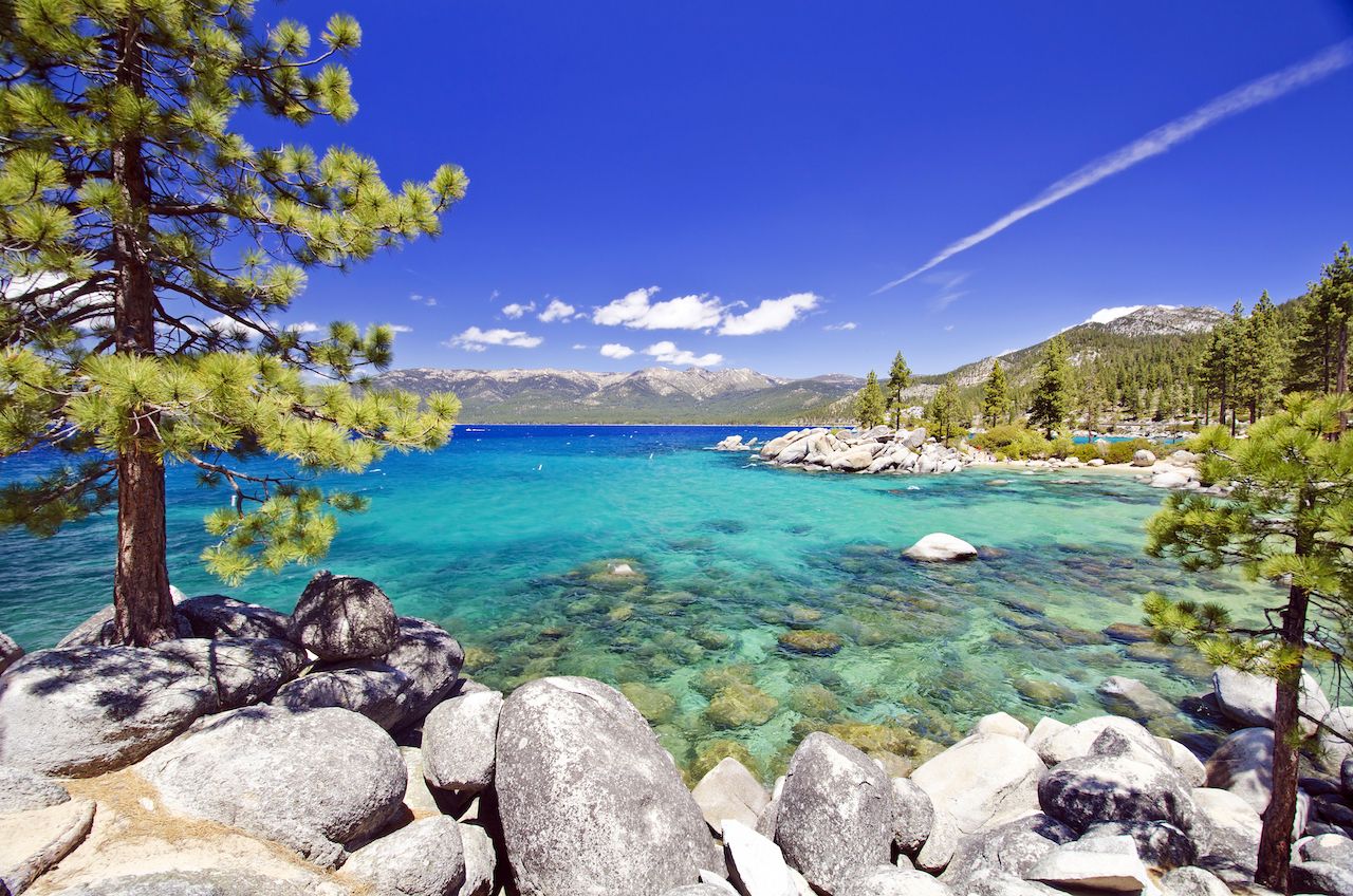 Le lac tahoe, l'eau la plus claire des us