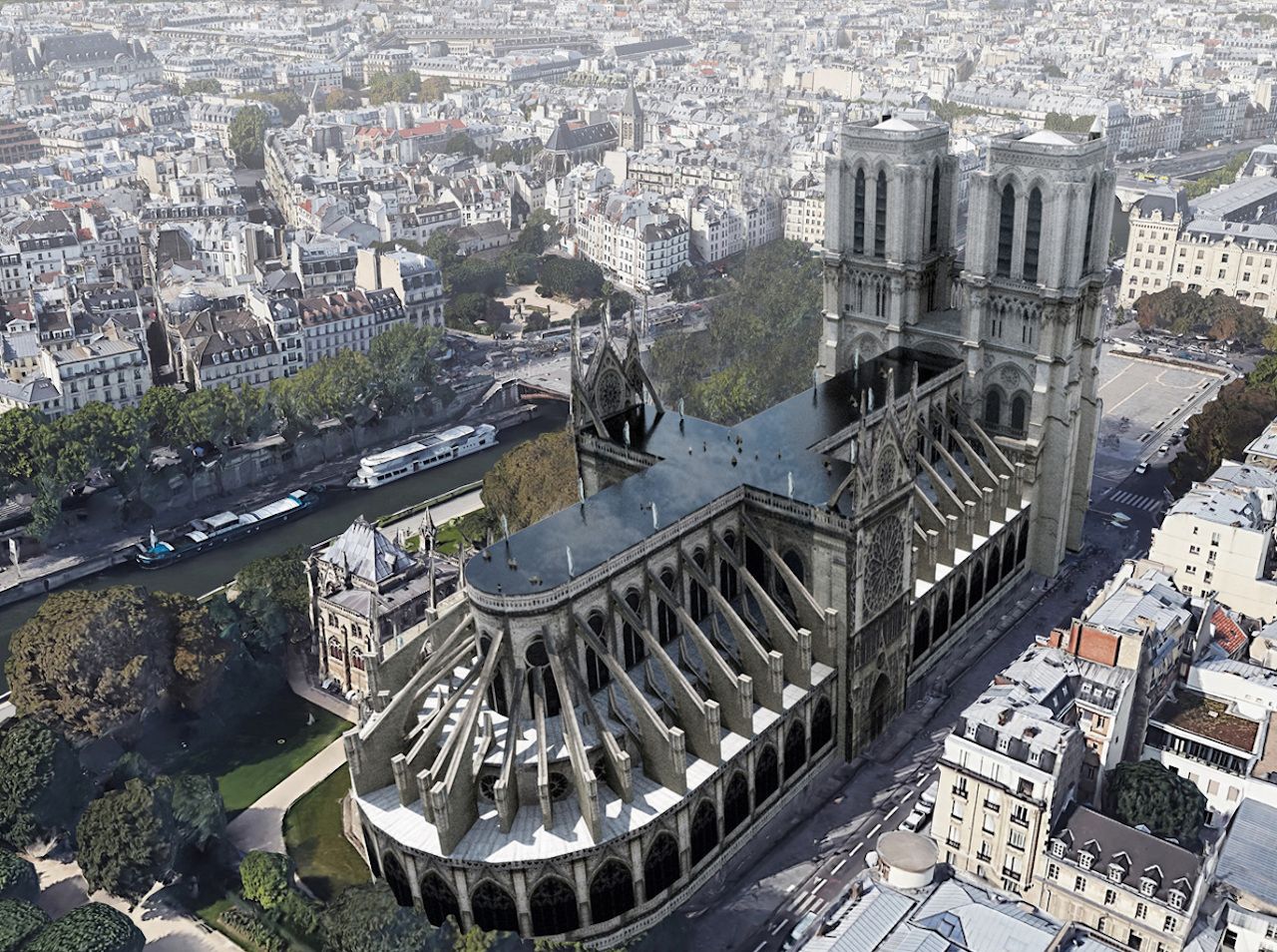 Proposed Notre Dame Roof Redesigns