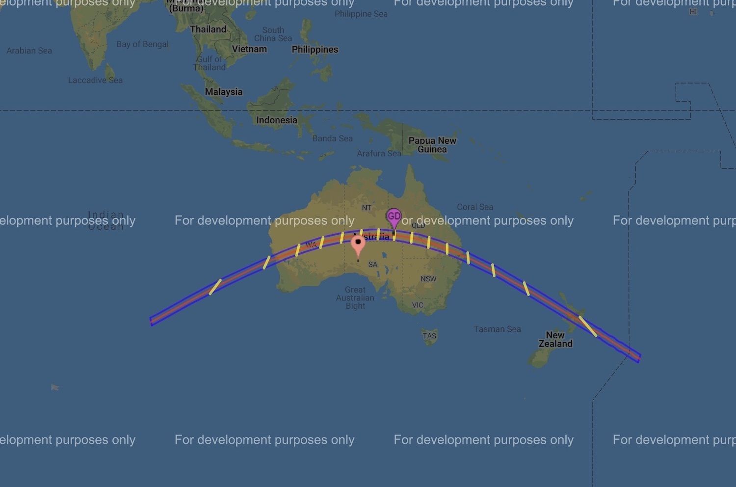 Total solar eclipse July 13 2037 in Australia, New Zealand