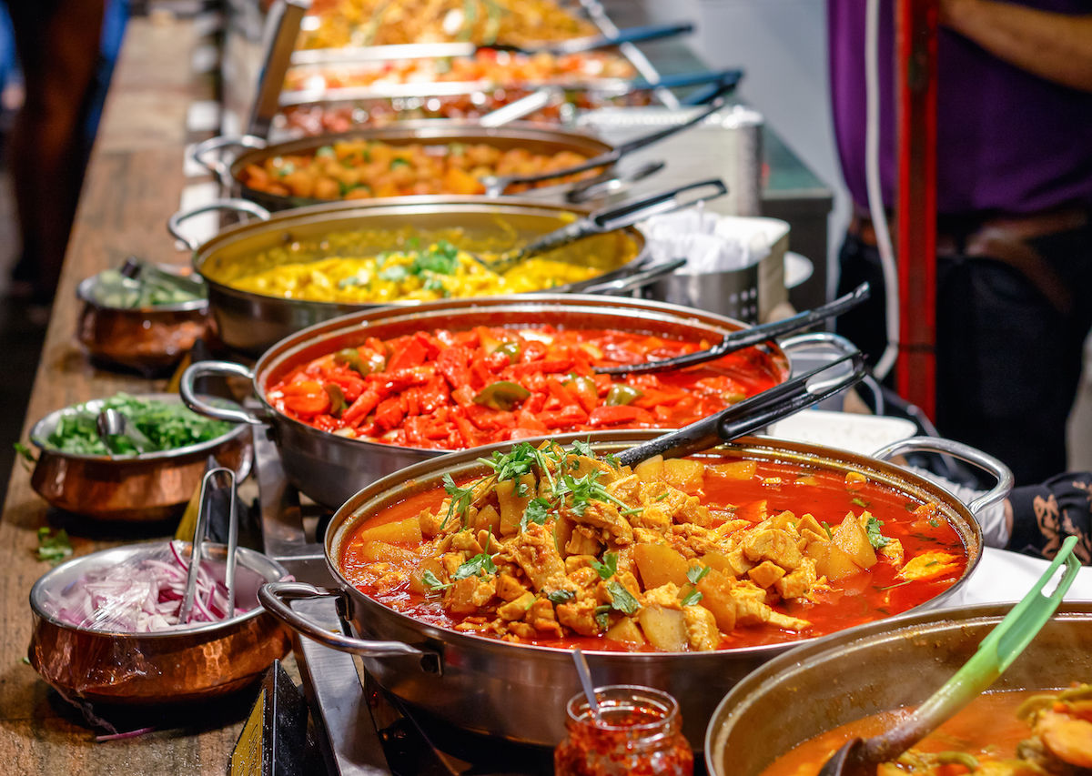 What Is Curry And The Differences Between Curries Around The World   Variety Of Cooked Curries On Display At Camden Market In London 1200x853 