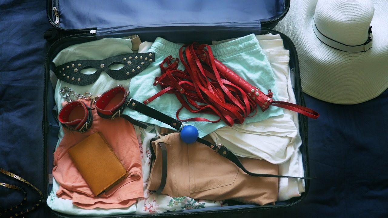 Sex toys in luggage for the best vacation sex