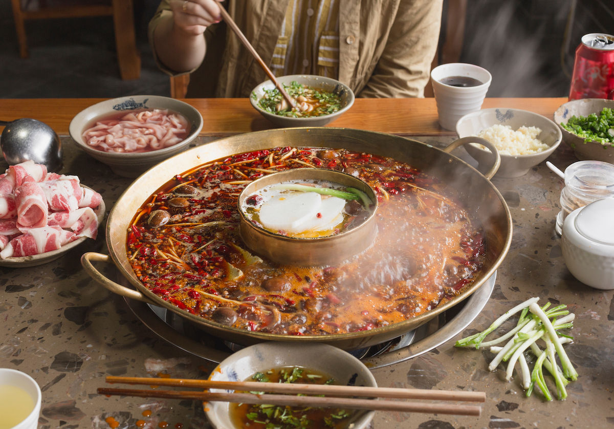 Chinese-Style Hot Pot With Rich Broth, Shrimp Balls, and Dipping Sauces  Recipe